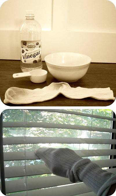 saubermachen mit alten Socken